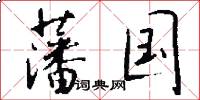 藩国怎么写好看