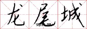 龙尾城怎么写好看