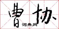 曹协怎么写好看
