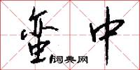 蛮中怎么写好看