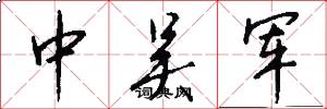 中吴军怎么写好看