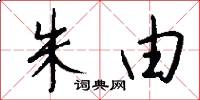朱由怎么写好看