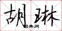 胡琳怎么写好看