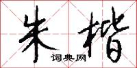 朱楷怎么写好看