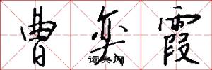 曹奕霞怎么写好看