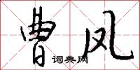 曹凤怎么写好看