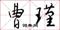 曹瑾怎么写好看