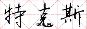 特克斯怎么写好看