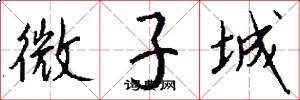 微子城怎么写好看