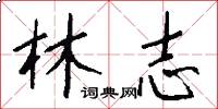 林志怎么写好看