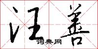 汪善怎么写好看