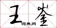 王崟怎么写好看