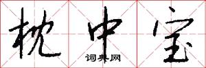 枕中宝怎么写好看