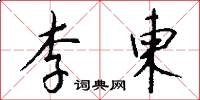 李柬怎么写好看