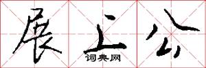 展上公怎么写好看