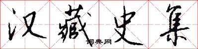 汉藏史集怎么写好看