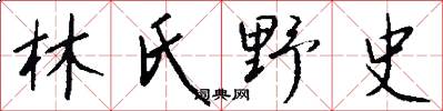 林氏野史怎么写好看