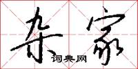 杂家怎么写好看
