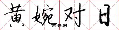黄婉对日怎么写好看
