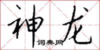 神龙怎么写好看