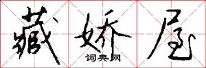 藏娇屋怎么写好看