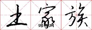 土家族怎么写好看
