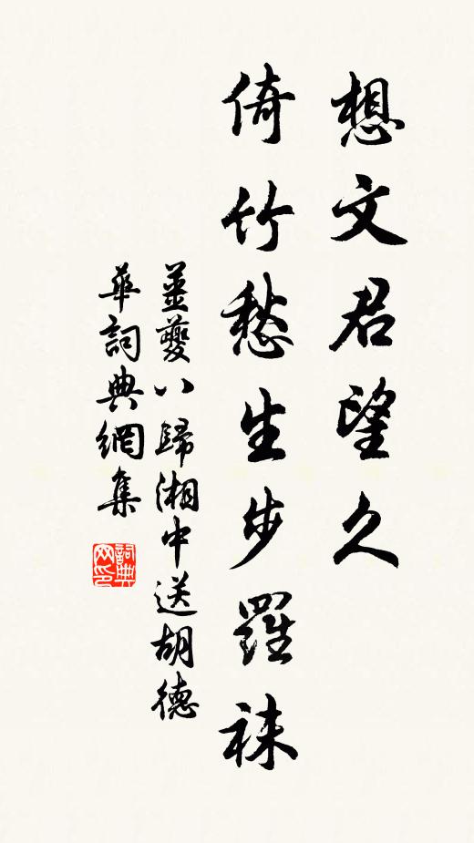 姜夔想文君望久,倚竹愁生步罗袜。书法作品欣赏