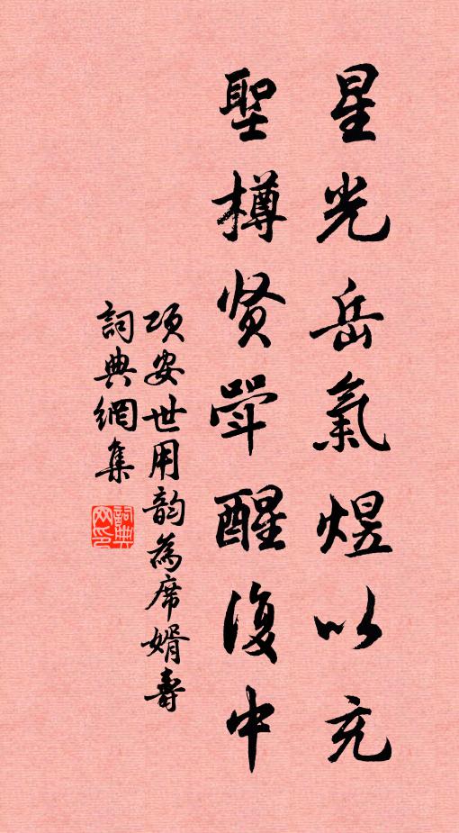 项安世星光岳气煜以充，圣樽贤斝醒复中书法作品欣赏