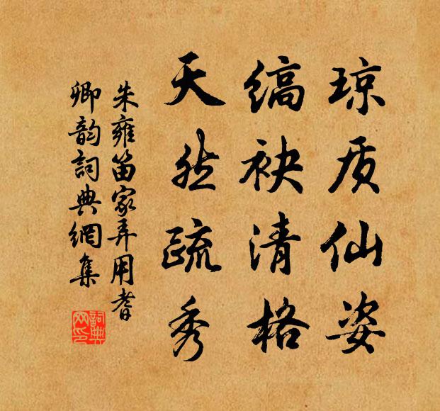 朱雍琼质仙姿、缟袂清格，天然疏秀书法作品欣赏