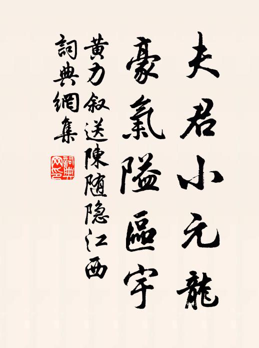 黄力叙夫君小元龙，豪气隘区宇书法作品欣赏