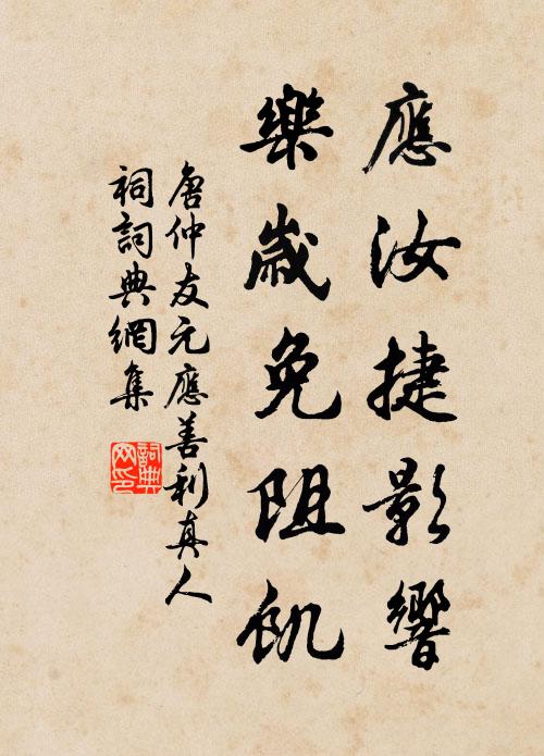 唐仲友应汝捷影响，乐岁免阻饥书法作品欣赏