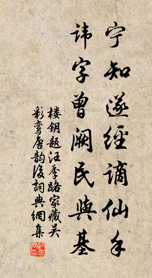 楼钥宁知遂经谪仙手，讳字曾阙民与基书法作品欣赏