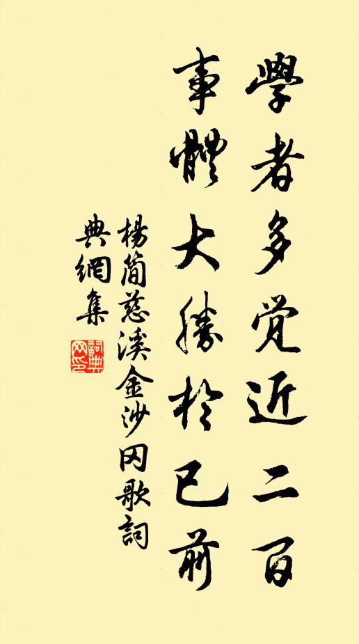 杨简学者多觉近二百，事体大胜于已前书法作品欣赏