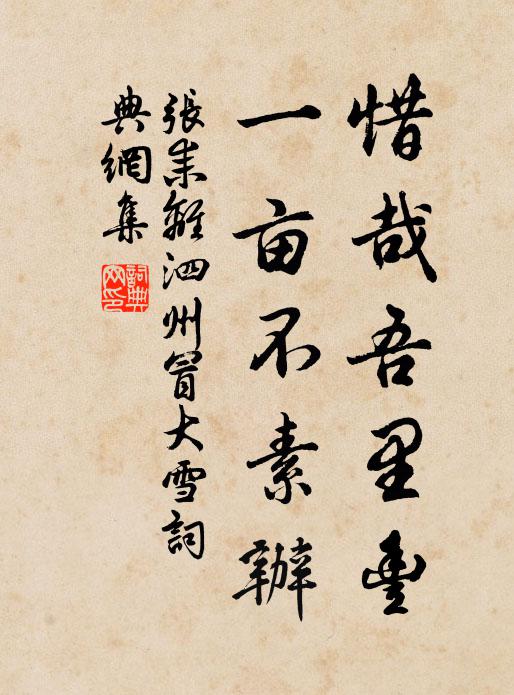 张耒惜哉吾里丰，一亩不素办书法作品欣赏