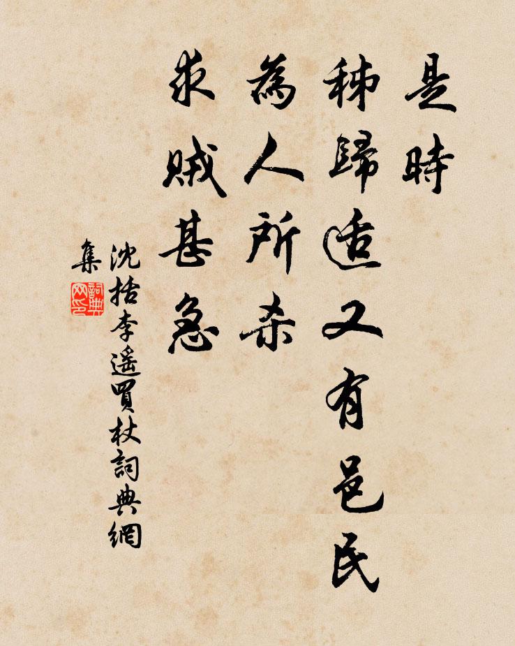 沈括是时，秭归适又有邑民为人所杀，求贼甚急书法作品欣赏