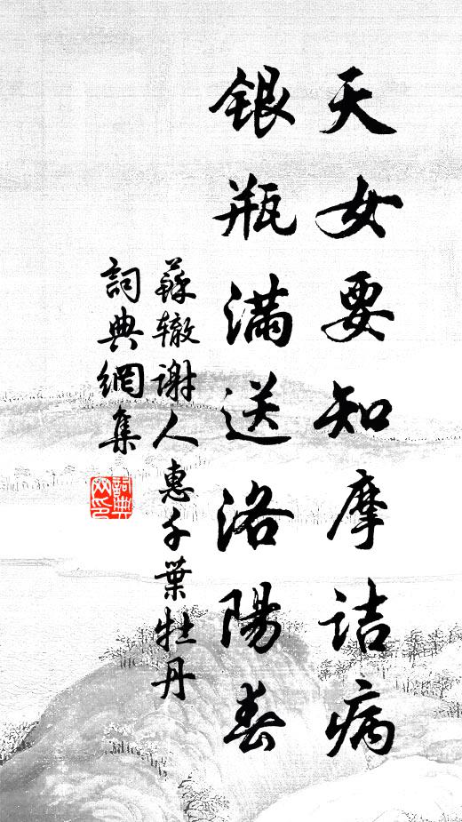 苏辙天女要知摩诘病，银瓶满送洛阳春书法作品欣赏