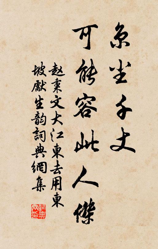 赵秉文京尘千丈，可能容此人杰书法作品欣赏