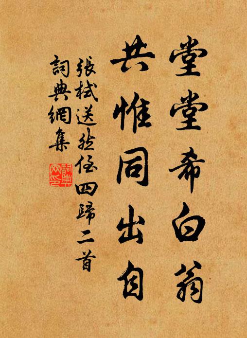 张栻堂堂希白翁,共惟同出自书法作品欣赏