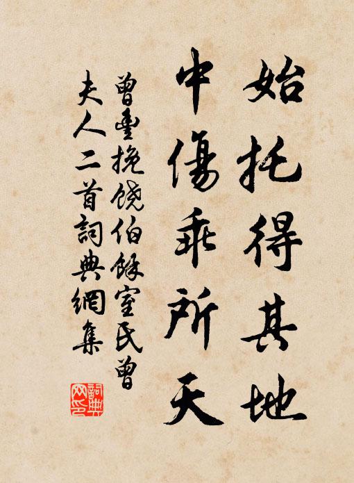 曾丰始托得其地，中伤乖所天书法作品欣赏