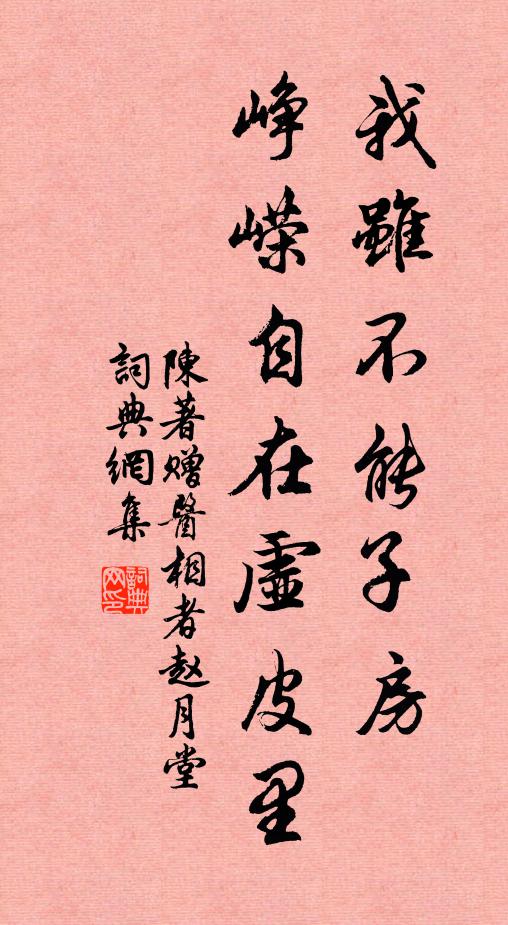 陈著我虽不能子房，峥嵘自在虚皮里书法作品欣赏