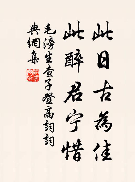 毛滂此日古为佳，此醉君宁惜书法作品欣赏