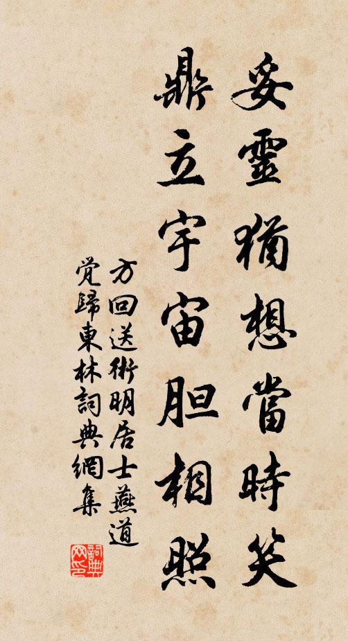 方回妥灵犹想当时笑，鼎立宇宙胆相照书法作品欣赏