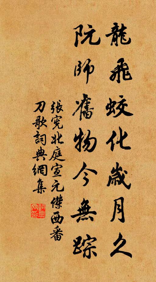 张宪龙飞蛟化岁月久，阮师旧物今无踪书法作品欣赏