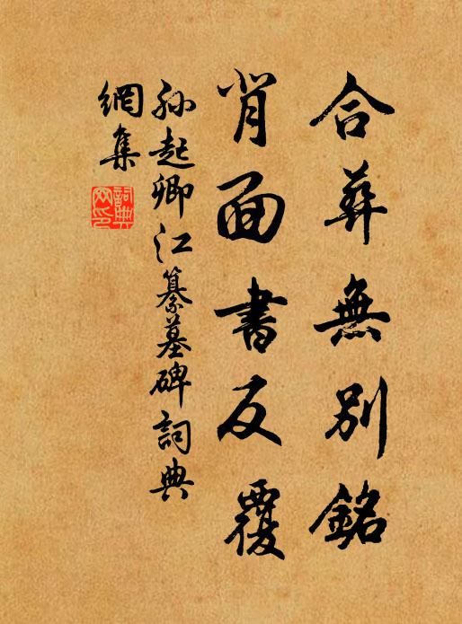 孙起卿合葬无别铭，背面书反覆书法作品欣赏