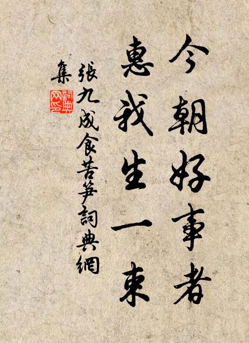 张九成今朝好事者，惠我生一束书法作品欣赏