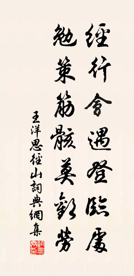 王洋经行会遇登临处，勉策筋骸莫欢劳书法作品欣赏