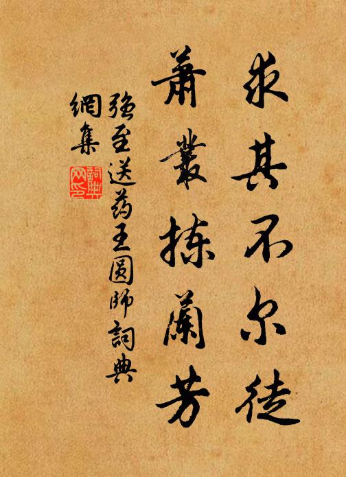 强至求其不尔徒，萧丛拣兰芳书法作品欣赏