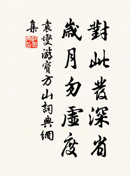 袁燮对此发深省,岁月勿虚度书法作品欣赏