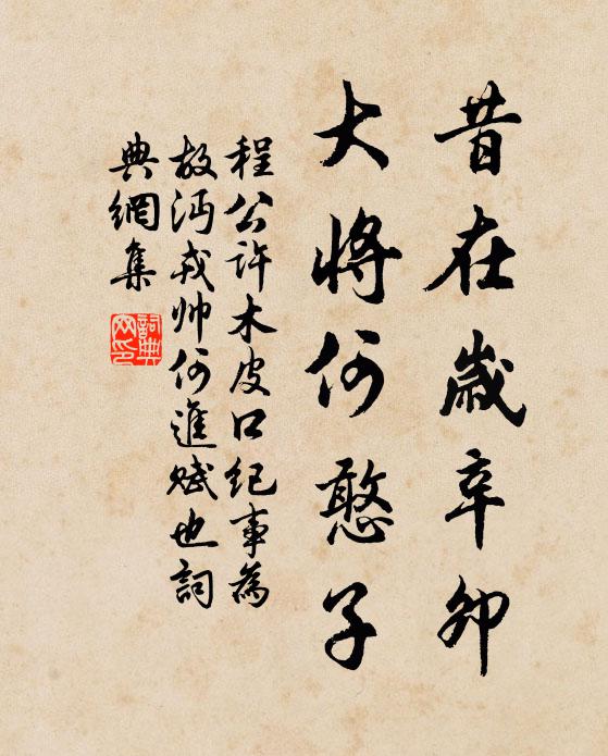 程公许昔在岁辛卯,大将何憨子书法作品欣赏