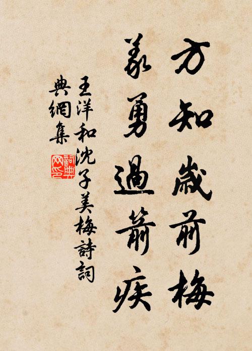 王洋方知岁前梅,义勇过箭疾书法作品欣赏